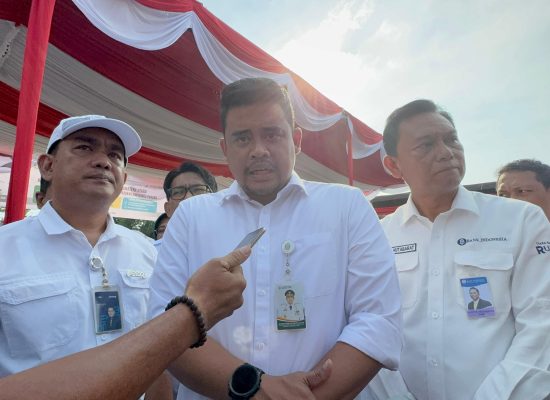 Gubernur Sumut Tinjau Langsung Gerakan Pangan Murah di Deli Serdang