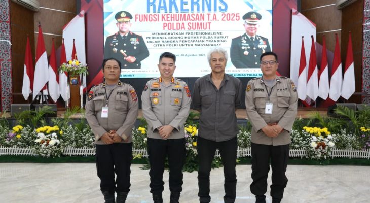 Bangun Citra Positif Polri, Polda Sumut Gelar Rakernis dan Diskusi Publik 2025