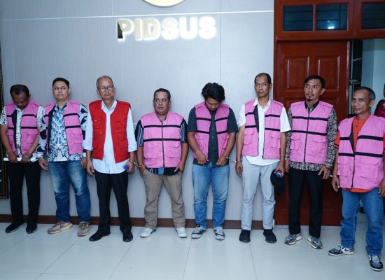 8 Tersangka Kasus Korupsi Jalan di Batubara Ditahan Kejati Sumut, Nilai Proyek Capai Rp43 Miliar