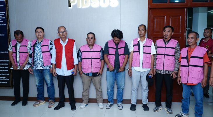 8 Tersangka Kasus Korupsi Jalan di Batubara Ditahan Kejati Sumut, Nilai Proyek Capai Rp43 Miliar