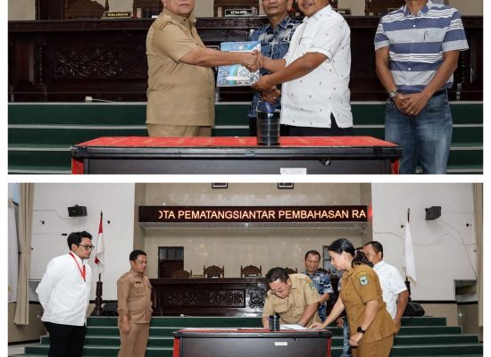 Wali Kota Pematangsiantar Hadiri Penutupan Rapat Paripurna VII DPRD: Sepakati KUA-PPAS APBD TA 2026