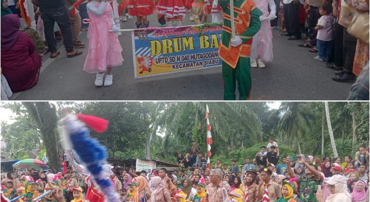 Meriahkan HUT Ke-80, SDN 040 Ikut Serta Peserta Karnaval