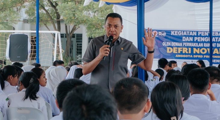 Semangat Nasionalisme Membara, Defri Noval Pasaribu Ajak Siswa SMAN 12 Medan Perkuat Nilai Pancasila