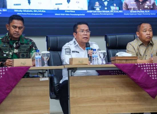 Wesly Bersama Forkopimda dan Masyarakat Dialog Situasi Kondisi dan Dinamika Sosial Kota Pematangsiantar