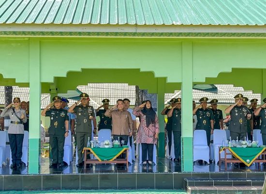 Bersama Pangdam I/BB, Herlina Saksikan Pelantikan 595 Dikmaba TNI AD Tahun 2025