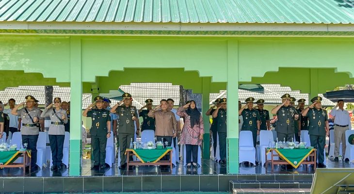 Bersama Pangdam I/BB, Herlina Saksikan Pelantikan 595 Dikmaba TNI AD Tahun 2025