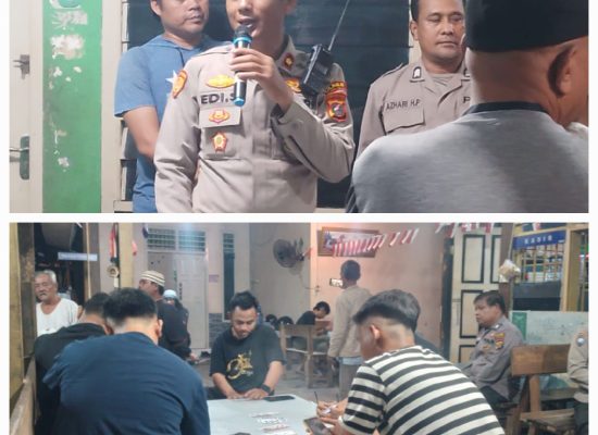 Kapolsek TBS Berikan Pencerahan, Kompol Edi Sidauruk : Ajak Masyarakat Tetap Tenang dan Tidak Terprovokasi Aksi Demonstrasi