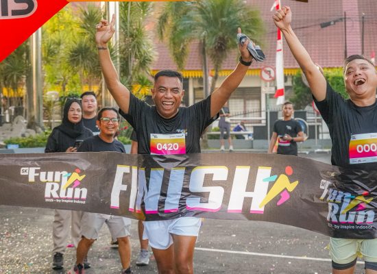 Lebih dari 400 Peserta Meriahkan Inspire Indosat 5K Fun Run 2025 di Medan