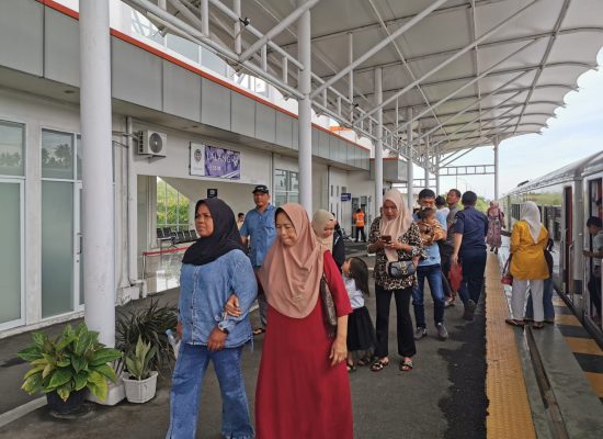Libur Panjang Maulid Nabi, KAI Divre I Sumut Layani 33.849 Penumpang, Naik 23%