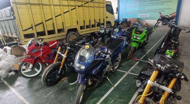 Bea Cukai Langsa Gagalkan Penyelundupan Sepeda Motor dan Sparepart Ilegal Asal Thailand
