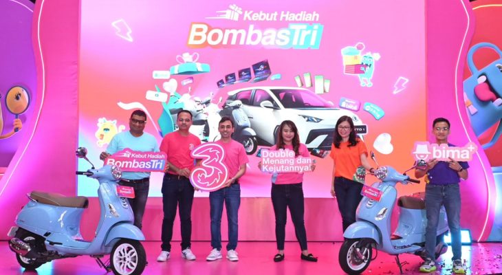 Tri Hadirkan Program “Kebut Hadiah BombasTri 2025”, Gandakan Peluang Menang Hadiah Spektakuler