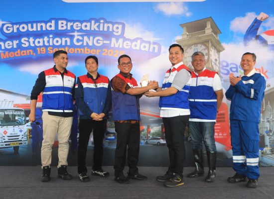 Groundbreaking Mother Station CNG Pertama di Medan, Wujud Nyata Pemenuhan Energi Ramah Lingkungan
