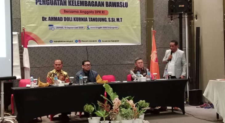 Bawaslu Kota Tanjungbalai Selenggarakan Diskusi Penguatan Kelembagaan Bawaslu