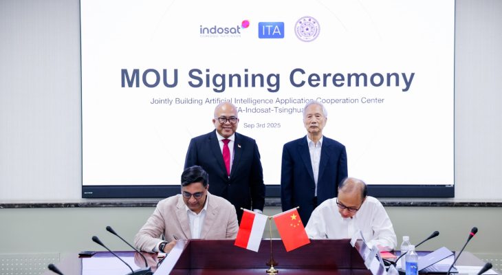 Indosat, ITA, dan Tsinghua University Berkolaborasi Bentuk AI Application Cooperation Center untuk Perkuat Ekosistem AI Indonesia