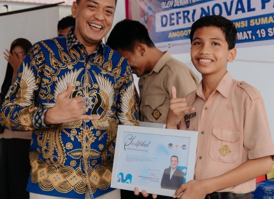 Generasi Muda Vokasi Garda Terdepan Jaga Pancasila, Defri Noval Pasaribu Ajak Siswa SMKN 3 Medan Perkuat Nasionalisme