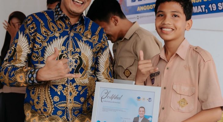 Generasi Muda Vokasi Garda Terdepan Jaga Pancasila, Defri Noval Pasaribu Ajak Siswa SMKN 3 Medan Perkuat Nasionalisme