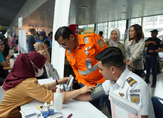 HUT Ke-80, KAI Sumut Gelar Donor Darah dan Cek Kesehatan Gratis di Sejumlah Stasiun
