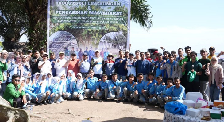 Selamatkan Pesisir Mundam-Dumai, Riau, UPER Galang Kolaborasi dengan Industri dan Pemerintah Daerah