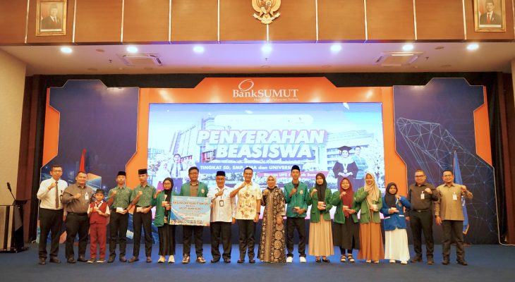 UPZ Bank Sumut Salurkan Zakat Rp1,19 Miliar untuk Beasiswa dan Penguatan UMKM