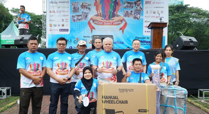 Kajati Sumut Hadiri Acara Yayasan Thongs: Jalan Santai, Santunan Disabilitas, dan Doorprize di Lapangan Benteng Medan