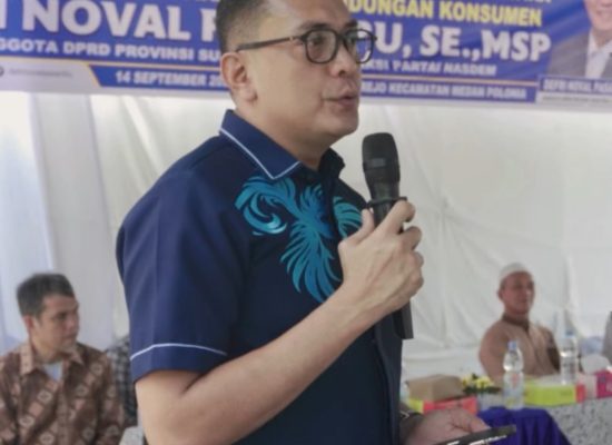 Defri Noval Pasaribu Sosialisasikan Ranperda Perlindungan Konsumen di Kelurahan Sari Rejo