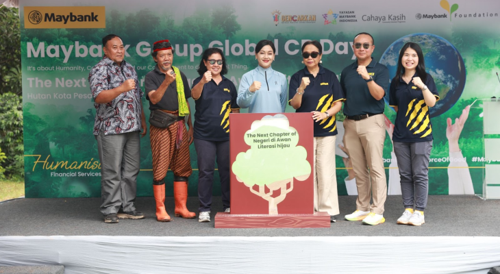 Dukung Generasi Berkelanjutan, Maybank Indonesia Usung Tema ‘Literasi Hijau’ di Global CR Day 2025