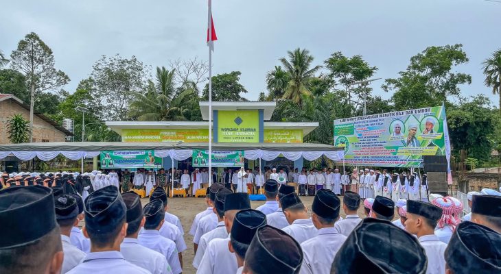 Herlina Inspektur Upacara Peringatan Hari Santri Nasional di Ponpes Mahabbaturrosul SAW