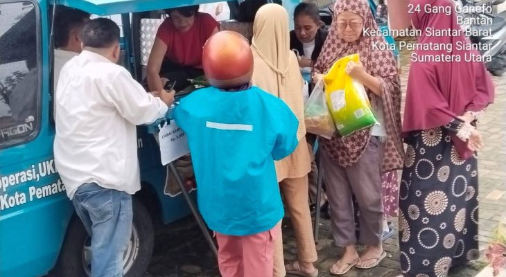 Pemko Pematangsiantar Gelar Sarling: Pasar Murah Keliling