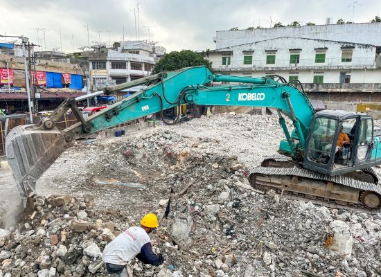 Perobohan Gedung IV Pasar Horas Sudah Capai 95 Persen