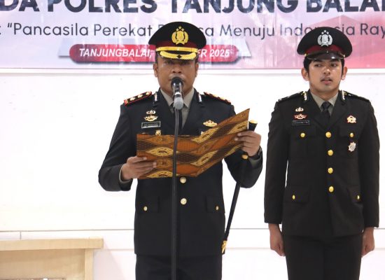 Kapolres Tanjungbalai Pimpin Upacara Hari Kesaktian Pancasila
