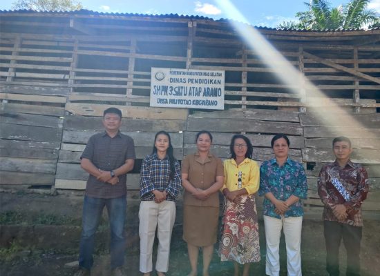 SMPN-3 Satu Atap Aramo Sangat Memprihatinkan, Butuh Gedung Baru.