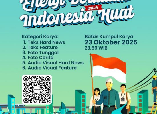 PLN Ajak Jurnalis Indonesia Ikuti PLN Journalist Awards 2025 dengan Tema “Energi Berdaulat untuk Indonesia Kuat”
