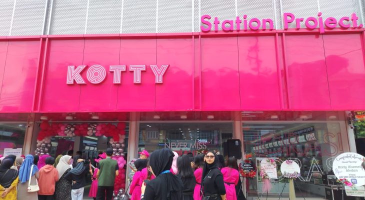 Kotty Kosmetik Resmi Buka Cabang ke-3 di Medan, Hadirkan Konsep Futuristik “Station Project”