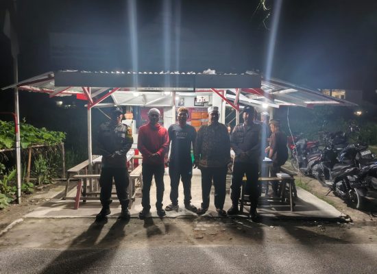 Antisipasi Gangguan Kamtibmas, Polsek STR Tinjau Poskamling