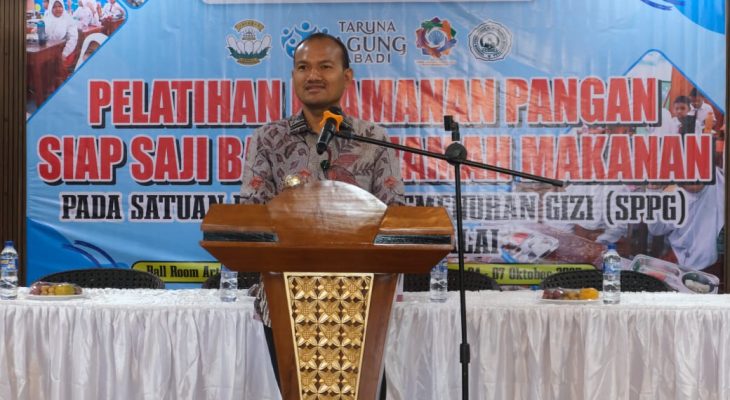 Pemko Tanjungbalai Prioritaskan Program Makan Bergizi Gratis, Wali Kota Buka Pelatihan Keamanan Pangan