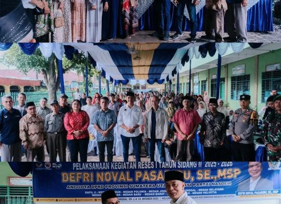 Defri Noval Pasaribu Serap Aspirasi Warga Helvetia Tengah dalam Reses I Tahun Sidang II 2025–2026
