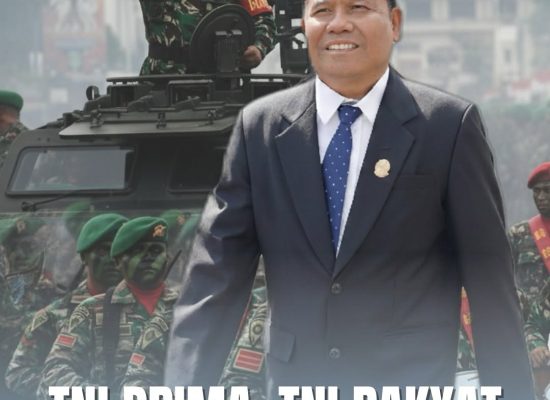 Wakil Ketua DPRD Deli Serdang Hadiri Upacara HUT Ke-80 TNI di Lapangan Merdeka Medan