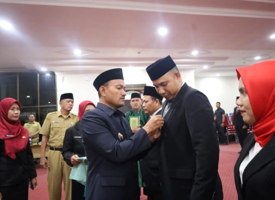 Wali Kota Tanjungbalai Lantik dan Kukuhkan 3 Pejabat Struktural dan 10 Pejabat Fungsional