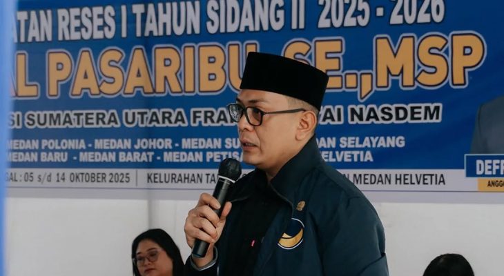 Defri Noval Pasaribu Serap Aspirasi Warga Tanjung Gusta, Fokus pada Infrastruktur dan Pemberdayaan Masyarakat