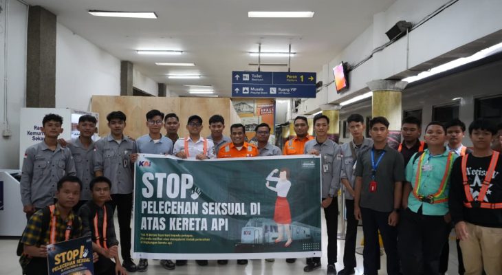 KAI Sumut dan Komunitas Railfans Gencarkan Sosialisasi Keselamatan dan Anti Pelecehan Seksual