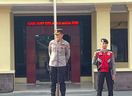 Apel Jam Pimpinan, Wakapolres Tanjungbalai Dorong Ketahanan Pangan