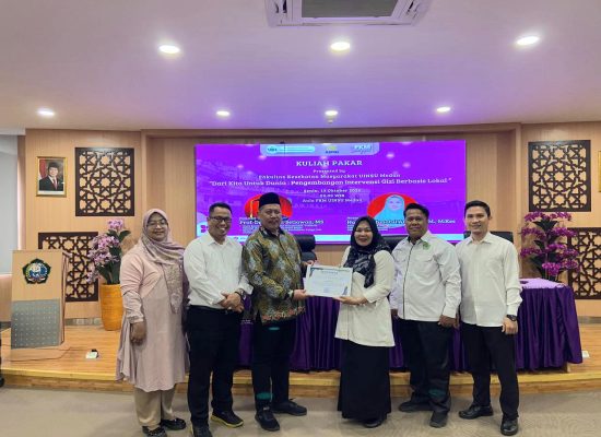 FKM UINSU Gelar Kuliah Pakar Gizi Bersama Ketua Umum AIPGI, Prof. Budi Setiawan