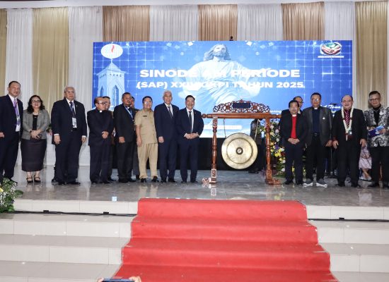 Wesly Hadiri Pembukaan Sinode AM GKPI, Sebut Tugas Pemberitaan Injil Bukan hanya Tanggung Jawab Rohaniawan
