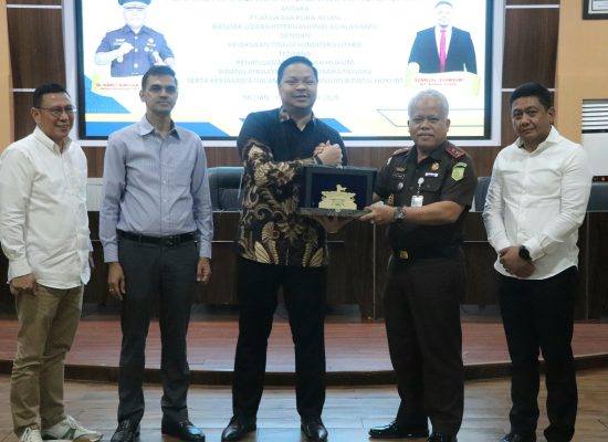 Angkasa Pura Aviasi dan Kejati Sumut Jalin Kerja Sama Strategis di Bidang Hukum
