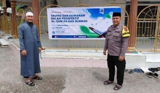 Pastikan Aman dan Lancar, Polres Tanjungbalai Amankan Kegiatan Tauhid dan Keimanan