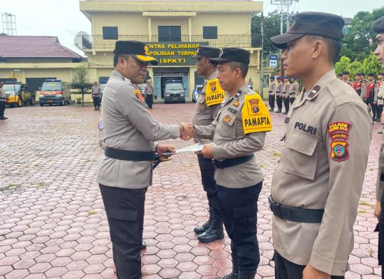 Kapolres Tanjungbalai Pimpin Apel Pelantikan dan Peresmian Pamapta, Ini Tugas dan Fungsinya