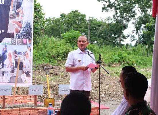 Wali Kota dan Wakil Wali Kota Tanjungbalai Hadiri Ground Breaking Pembangunan Gedung Satuan Pelayanan Pemenuhan Gizi