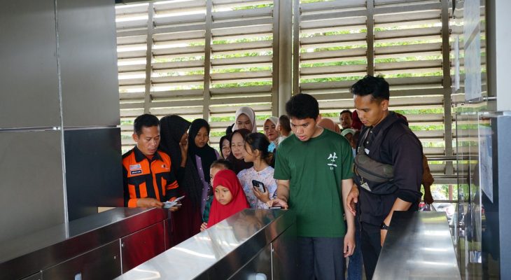 PT Railink Operasikan Sistem Gate Otomatis di Tiga Stasiun Tengahan