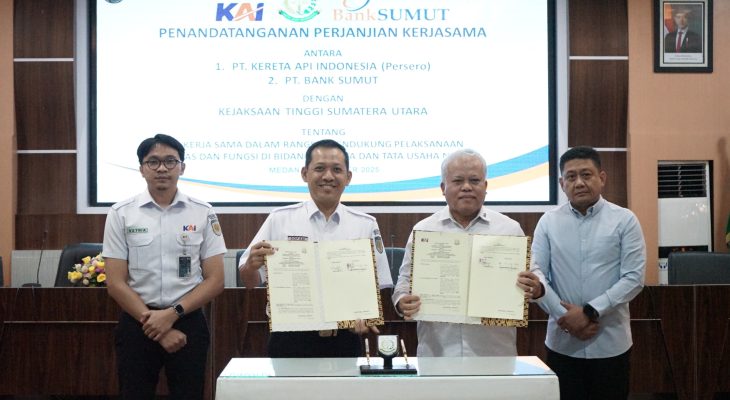 Perpanjang PKS, KAI dan Kejati Sumut Fokus Penanganan Hukum Perdata dan TUN