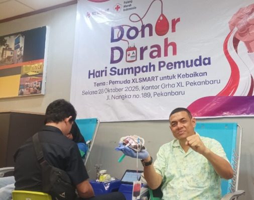 Semangat Sumpah Pemuda, XLSMART Ajak Karyawan Donor Darah untuk Kebaikan